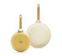 GreenPan Padova Reserve 2 Piece Frypan Set Sunshine Yellow