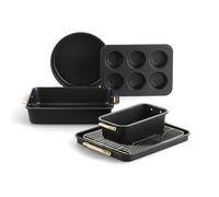 GreenPan Padova Reserve 6-Piece Cookware Set, Black, Ceramic Nonstick