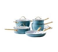 GreenPan Padova Reserve 6 Piece Cookware Set Smokey Blue