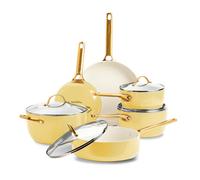 GreenPan Padova Reserve 6 Piece Cookware Set Sunshine Yellow