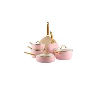 GreenPan Padova Reserve 6 Piece Cookware Set Blush Pink