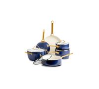 GreenPan Pan Set Padova Reserve 6 Piece Aluminium Dark Blue Non Stick