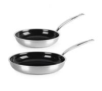GreenPan Premiere Frying Pan Set 20cm 28cm Stainless Steel Cookware Kitchen