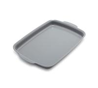 GreenPan Premiere Ovenware Healthy Ceramic Nonstick 13" x 9" Quarter Sheet Baking Pan, PFOA & PFAS-Free, Warp-Free Bakeware, Durable Quick Heating, Oven & Broiler Safe to 600F, Dishwasher Safe, Gray