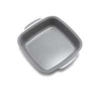GreenPan Premiere Ovenware Healthy Ceramic Nonstick 8" Square Cake Baking Pan, Cast Aluminum Bakeware, Warp-Free, Oven and Broiler Safe to 600F, Dishwasher Safe, PFAS-Free, Gray