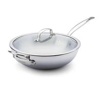 Greenpan Premiere Uncoated Stainless Steel 30cm Wok