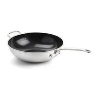 GreenPan Premiere Wok 30cm 4.7L Stainless Steel Non Stick Cookware Kitchen
