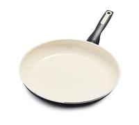 Greenpan Rio Healthy Ceramic Nonstick 12" Frying Pan Skillet, PFAS-Free, Dishwasher Safe, Black