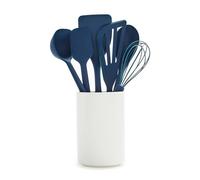 GreenPan CC006914-001 Silicone Cooking Utensils, Oxford Blue