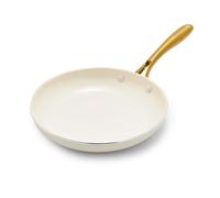 GreenPan Swift 10" Ceramic Nonstick Frying Pan Skillet, PFAS & PFOA-Free Healthy Cooking, Gold Stainless Steel Handle, Versatile Cooking Essentials, Dishwasher & Oven Safe, Cream