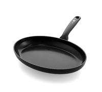 GreenPan Torino Healthy Ceramic Non-Stick 32 cm Fish Pan, PFAS Free, Induction, Oven Safe up to 160°C, Dishwasher Safe, Black