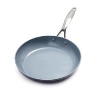 GreenPan Valencia Pro Hard Anodised Healthy Ceramic Non-Stick 26 cm Frying Pan Skillet, PFAS-Free, Induction, Oven Safe, Grey