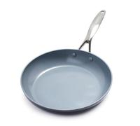 GreenPan Valencia Pro Hard Anodised Healthy Ceramic Non-Stick 28 cm Frying Pan Skillet, PFAS Free, Induction, Oven, Grey