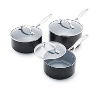 GreenPan Venice Pro Ceramic 3 Piece Saucepan Set