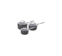 GreenPan Venice Pro Hard Anodised Ceramic Non-Stick 3 Piece Saucepan Set