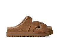 Greenport Cross Strap Slide - female - UGG - Sliders - Brown - 4 UK - Shoes 4 UK