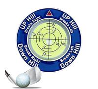 Greenreader 4 x 0.5 cm Precise Putt Golf Reader | Horizontal PP Green Zinc Alloy Bubble Reader for Space Analysis Training and Exercises for Women and Men