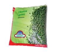 Greens Frozen Choice Peas (Bags)-1x2.5kg