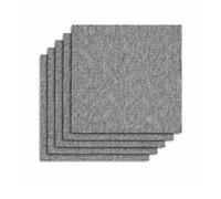 GREENSAPPIRE 20 Pcs Modular Carpet Tiles 50×50cm - Non-Slip Durable Stable Floor Squares for Home, Office, Bedroom, Living Room, Kitchen & Bathroom (Light Gray)