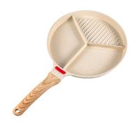 GREENSAPPIRE 3-in-1 Multi-Section Non-Stick Frying Pan Divided Breakfast