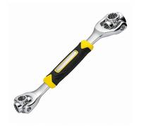 GREENSAPPIRE 52-in-1 Universal Socket Wrench Set, Adjustable Multi-Size Socket Spanner with 360° Rotating Ratchet, Chrome Vanadium Steel Tool for Metric & SAE Fasteners, Auto Repair & Home DIY