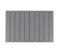GREENSAPPIRE 60x40 cm Diatomaceous Stone Bath Mat - Non-Slip, Super Absorbent & Quick-Drying Foldable Floor Mat for Bathroom, Easy to Store and Space-Saving (Grey)