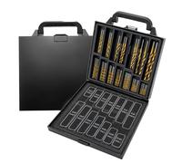 GREENSAPPIRE 99pc Complete HSS Mixed Drill Bit Set. Titanium Coated High