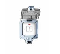 GREENSAPPIRE Fused Spur Switch IP66 Outdoor Switched Connection Unit 13A | Weatherproof fused spur switch with ABS casing and copper core, providing safe power control for gardens