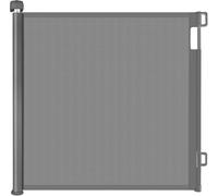 GREENSAPPIRE Retractable Baby Gate 180cm Wide x 86cm Tall, Extra Tall Mesh Safety Gate for Baby & Pets, One-Handed Operation, Child & Dog Gate for Stairs, Doorways, Hallways, Indoor/Outdoor Use, Grey