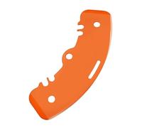 GREENSAPPIRE Transfer Board with Handle, Patient Slide Transfer Assist for Elderly & Disabled, Heavy Duty ABS Slide Board for Wheelchair to Bed, Toilet, Tub or Car, Anti-Slip Curved Design (Orange)