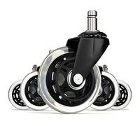 GREENSAPPIRE Workbench Caster Kit Set of 4, 300KG Heavy Duty Retractable Levelling Casters, 360° Swivel Wheels with Locking Brake, All Steel Industrial Castors for Workbench, Machinery & Equipment