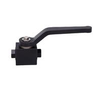 Greensen 1/8 NPT Aluminum Brake Line Lock Shut Off Valve, Billet Anodized Finish for Hydraulic Brake Systems, with 8000 PSI Pressure Rating for Fuel Water Air Oil (Black)