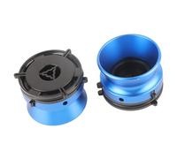 Greensen 1 Pair NAB Hub Adapters, 10 Inch Aluminum Alloy Reel to Reel Tape Recorder Adapters for Studer ReVox with Polished Metal Handle & ABS Base (Blue)