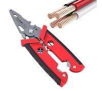 Greensen 18 in 1 Wire Stripper, Professional Electrician Pliers with Crimping Cutting Function for Labor Saving Cable Stripping, Ergonomic Non Slip Handle