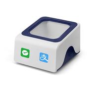 Greensen 1D 2D Barcode Scanner Box, Desktop Barcode Reader QR Code Payment Scanner with Fast Decoding High Accuracy LED Light for Shops Supermarkets Restaurants