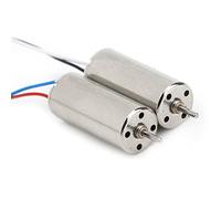 Greensen 2 Pcs 8520 Hollow Cup Motor, Brushed DC Motor Coreless Motor 8.5x20mm 3-5V 0.15A with Heat Dissipation Hole for Quadcopter Drone RC Aircraft