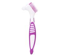 Greensen 2pcs Prosthesis Brush Brush of Ergonomic Prosthesis with Nylon to Eliminate the Easy Plate