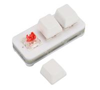 Greensen 3 Key Mini Keypad, USB Mechanical Keyboard with Red Switch for Office, Gaming, Music & Media Control (White)