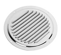 Greensen 304 Stainless Steel Marine Air Vent Louver Grille Cover with Rainproof Inside Louver Design for Yacht Boat Cabin Bathroom Ventilation (5 inches 7726M)