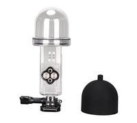 Greensen 360 ° Dome Design Osmo Pocket Protection Housing, Stainless Steel Underwater Shell for Parachute Jumping Selfie