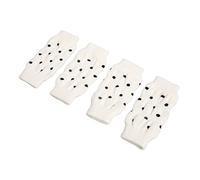 Greensen 4Pcs Dog Leg Warmers, Dog Elbow Sleeve Protective Sleeve, Cute Polka Dot Pet Joint Socks, Soft Pet Elbow Protector for Pets (L)