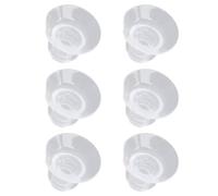 Greensen 6pcs Hands Bust Pump Wearable Flange Inserts, Compatible with 24mm, Liquid Silicone Material - Optimal Comfort for Nursing Mothers (13MM)