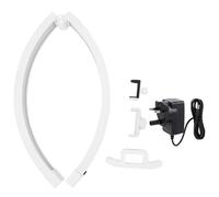 Greensen Adjustable Color Temperature 3200 to 5600K, Foldable Half Moon Design, 208 LED Beads, Half Moon Table Lamp 1500LM Desk Lamp (UK Plug)