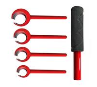 Greensen Adjustable Hinge Gaps Wrench with a Portable Handle for a Smooth Door Alignment, 4PCS Repair Tool for Home Decoration