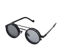 Greensen Adjustable Tint Sunglasses with 9 Gears ND2-400 Round Polarized Lens, for Outdoor Adventures and Beach
