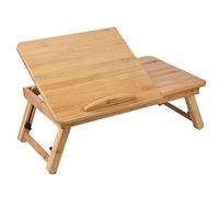 Greensen Bamboo Laptop Stand, Adjustable Laptop Desk, Portable, Sturdy, 19.7 x 11.8in