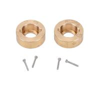 Greensen Brass Rear Axle Counter Weight for 1/30 Scale Axial SCX30 RC | Fit for SCX30 Rear Axle, Precise Balance, Brass Material Reduces Tipping, Improves Handling, Sold As a Pair