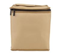 Greensen Camping Fuel Cylinder Carrying Bag, Gas Tanks Storage Bag L Size Portable Camping Fuel Cylinder with Thick Sponge Partitions for Camping Lanterns Beer Bottles (Khaki)