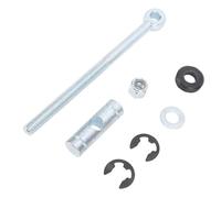 Greensen Deck Lift Link Kit 604579 for Hustler Mower | Metal Replacement Assembly with Pivot, Clips, Rubber Washer and Lock Nut, Fits Zero Turn Lawn Tractors, OEM 118018 791673