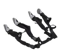 Greensen Dog Suspender Booties Adjustable Elastic Strap with Anti Slip Soles for Small Dogs Connected Pants for Snow and Rain Protection (4:L)